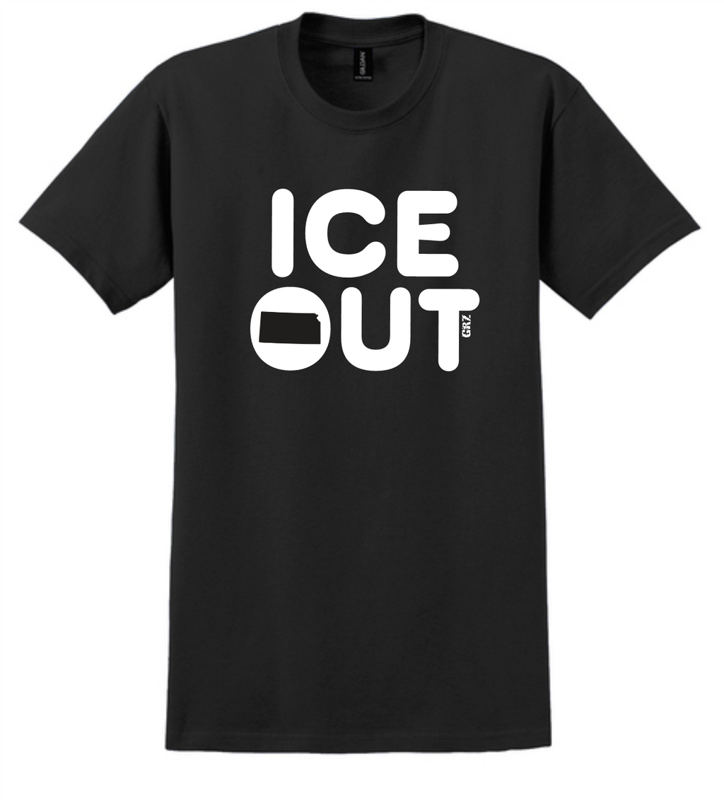 Ice Out BOLD Kansas Shortsleeve T-shirts