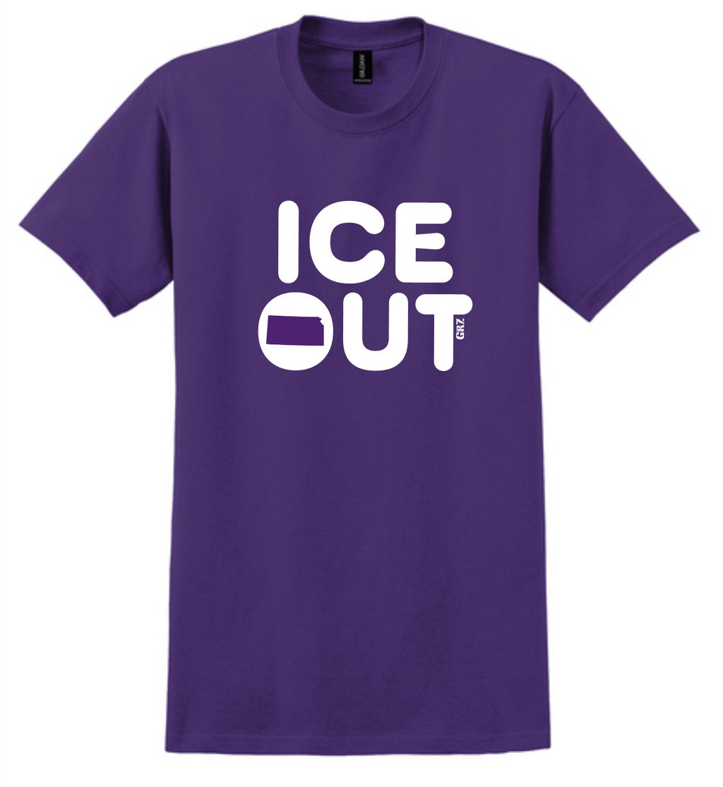 Ice Out BOLD Kansas Shortsleeve T-shirts