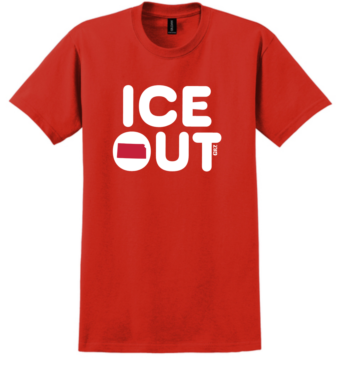 Ice Out BOLD Kansas Shortsleeve T-shirts