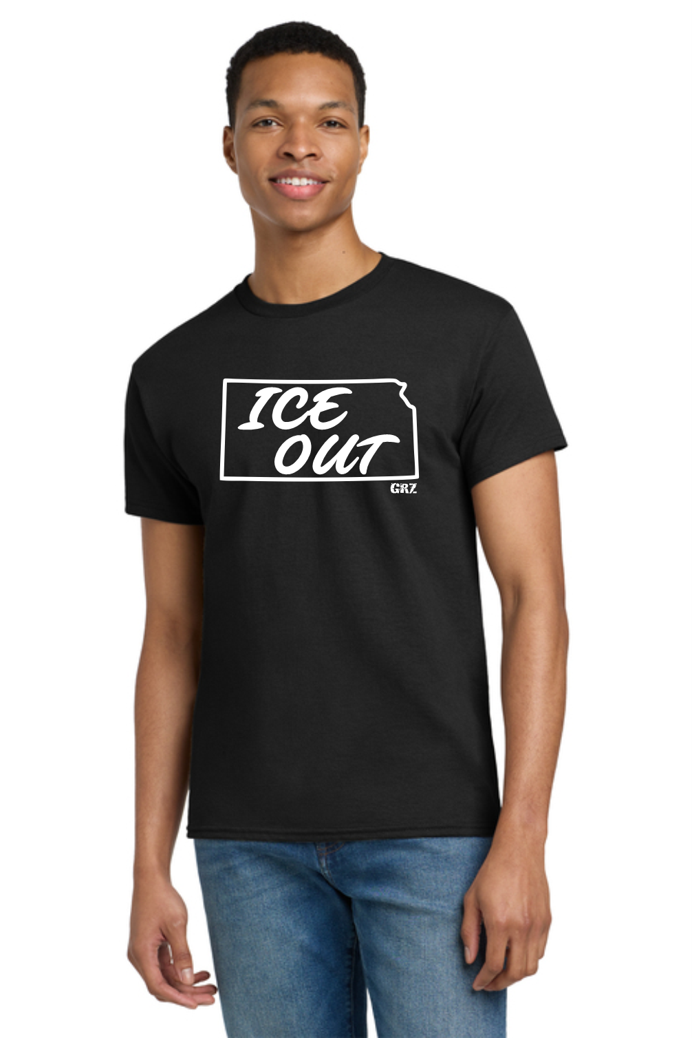 ICE OUT KS Outline Shortsleeve T-shirt