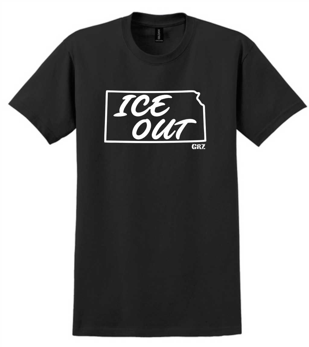 ICE OUT KS Outline Shortsleeve T-shirt