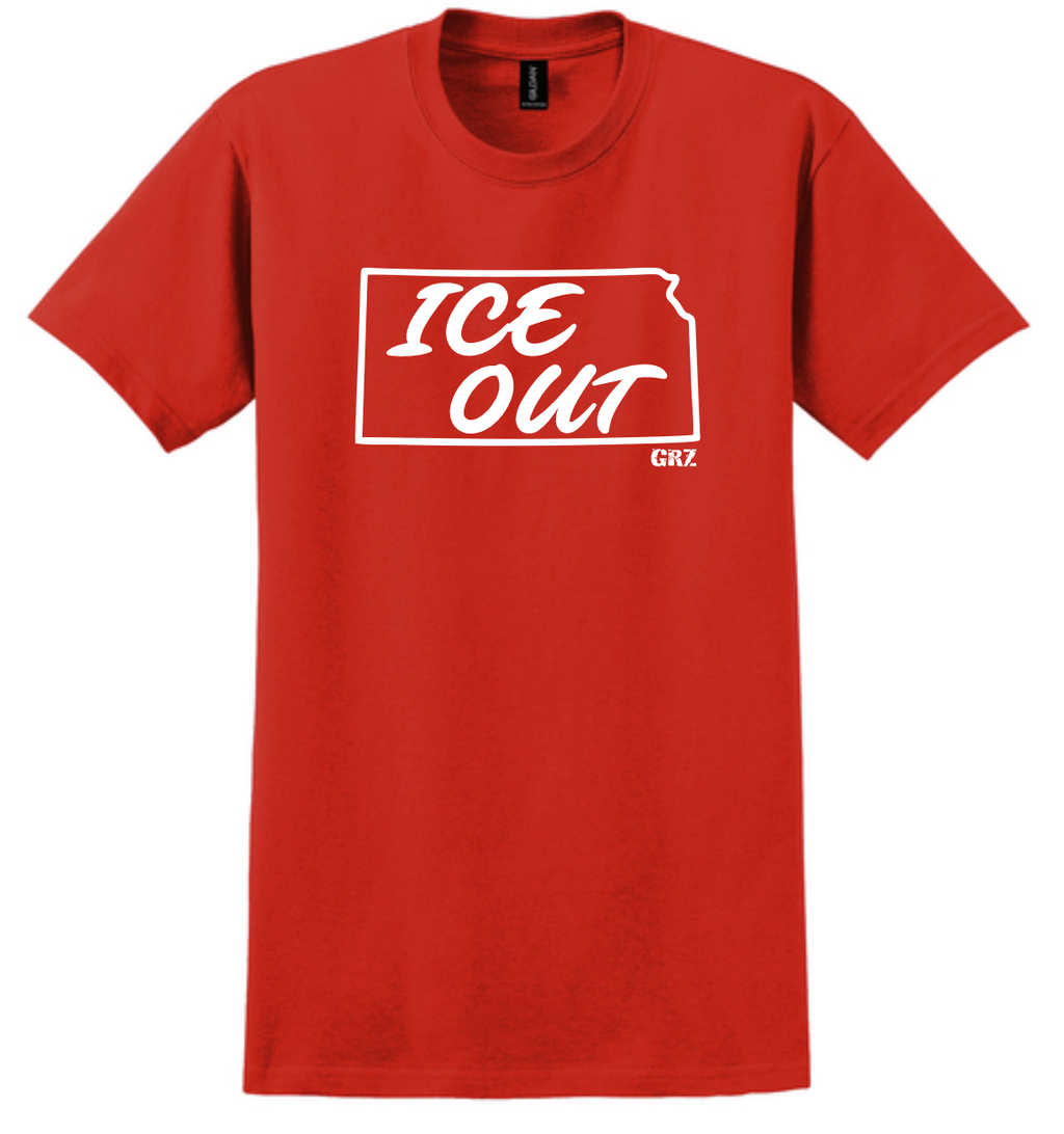 ICE OUT KS Outline Shortsleeve T-shirt